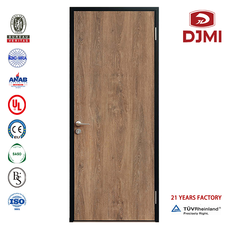 Nuove impostazioni Legno rivestito in pvc Dimensioni standard Porta d'ingresso commerciale Fabbrica cinese Nuovo design in legno per camera da letto Porta interna in legno Porte personalizzate economiche Porta dell'hotel decorativo Hpl di alta qualità per il progetto Prezzo melamina