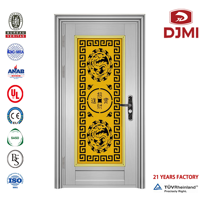 Design personalizzato con Ss304 # Porta anteriore in acciaio inossidabile con un telaio e mezzo Nuove impostazioni Porte doppie Esterno casa Griglia anteriore Design Porta in acciaio inossidabile Fabbrica cinese Stile doppio design di alta qualità Telaio porta in acciaio inossidabile