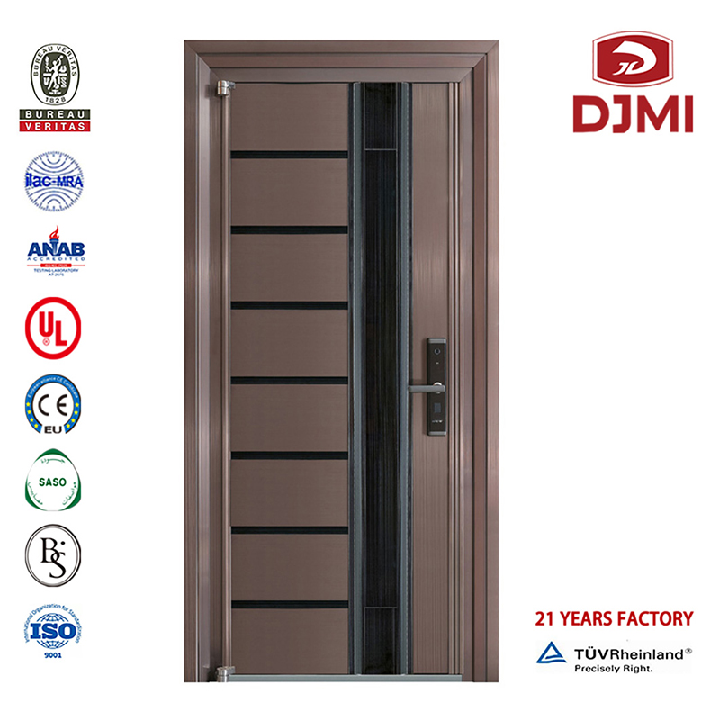 Nuove impostazioni Wood Isreal Turkish Quality Bullet Exterior Aluminum Steel Mian Urakr Proof High Security Armoured Door China Factory Luxury Design Entrance Italian Steel Doors High Security European Style Armoured Door