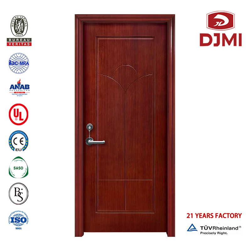 Porta in legno Mdf in legno di alta qualità Porte resistenti al fuoco di 1,5 ore Disegni camera da letto economici Immagini Porta in legno commerciale Porte resistenti al fuoco con nucleo solido Ingresso personalizzato della porta dell'appartamento a battente Porte in legno con classificazione antincendio di 90 minuti