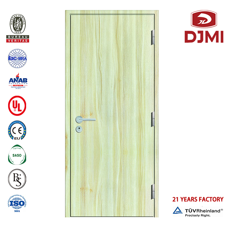 Alta qualità 90 Minuti dalla Cina Design in legno Fd 1 ora Porta tagliafuoco Personalizzata 90 minuti Porta piatta in legno Porte antincendio interne Nuove impostazioni 90 Porte in legno Impiallacciatura in legno Fd 30 minuti Porta tagliafuoco in quercia