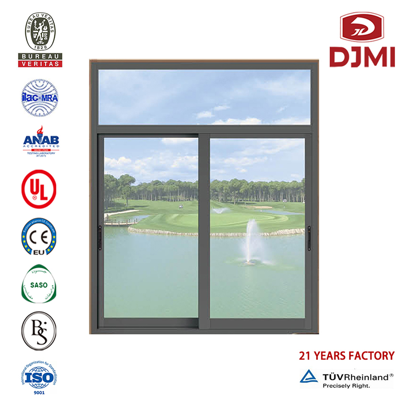 Multifunzionali Highend Euro Thermal Break System Sliding Finestra tedesca Doppia Glazing Professional As2047 Standard Aluminium Supplier High Performance Sliding Doors