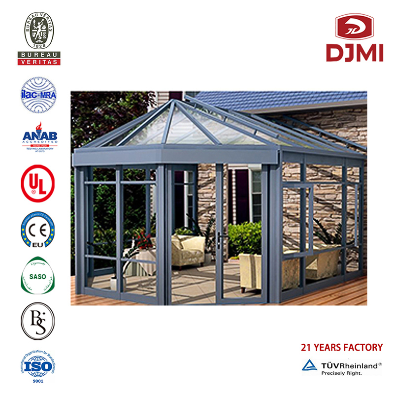 New Design Sun Room House Tempred Glass Best Seller Sunroom Brand New Sun Sunshade Aluminum Patio Room Glass Aluminium Sunroom Hot Selling Personalizzato Sun Room Sunhade Sunroom with Laminato Glass