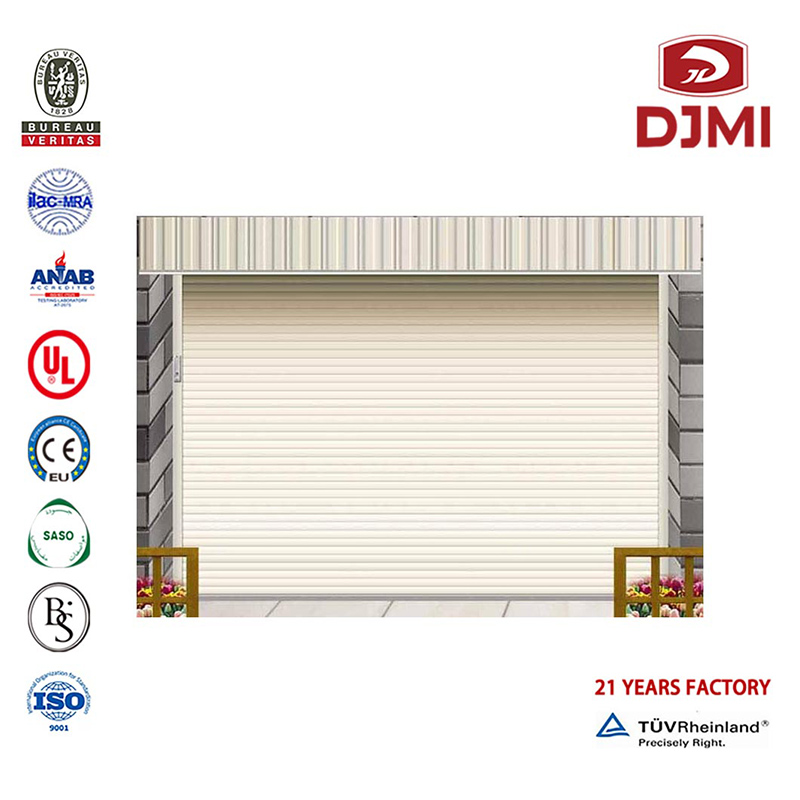 Multifunzionale Alluminio Rolling Door Prezzi di Garage Commerciale Porte professionali Elettriche Alluminio Roller Doppia Porta Porta Porta Residenziale Porte New Design Doppio Strato Alluminio Roller Metal Building Porte Porte Sezionali