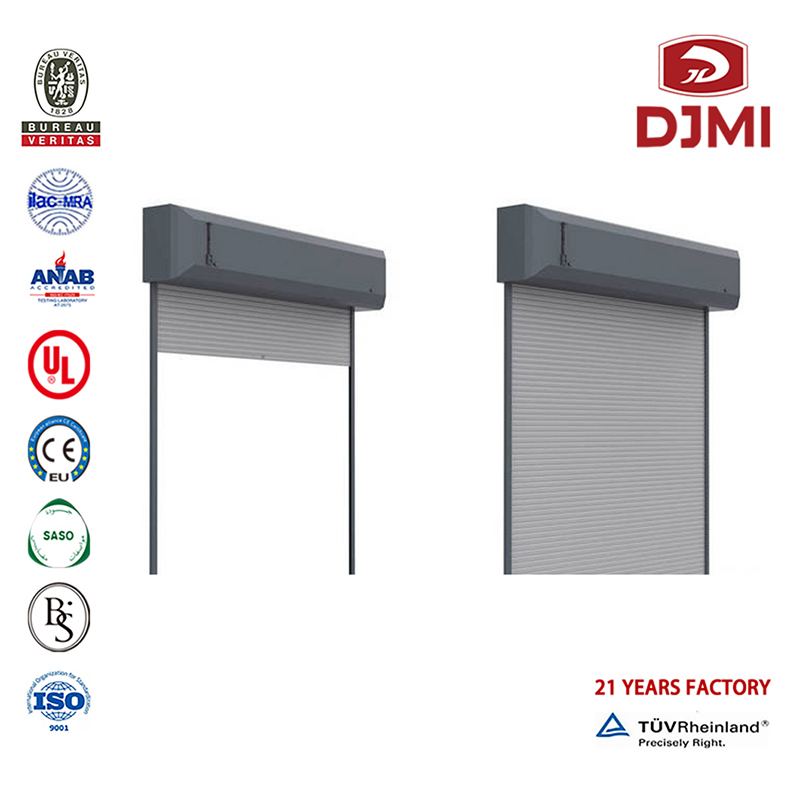 Porta automatica per la produzione automatica di imbragatura automatica con Galss New Design, porta a pannelli isolanti di alta qualità Auto Garage Porta Nuova Industria Porte con Porta Garage Pue 8X7