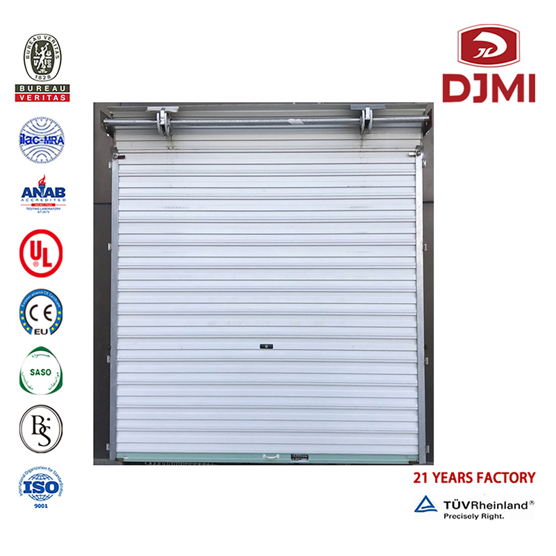 Brand New Cheapy Doors Single 16X8 Garage Door Hot Selling Eletric Roll Up To Doors White Garage Door Personalizza Section Anti Theft Panel Garage Door