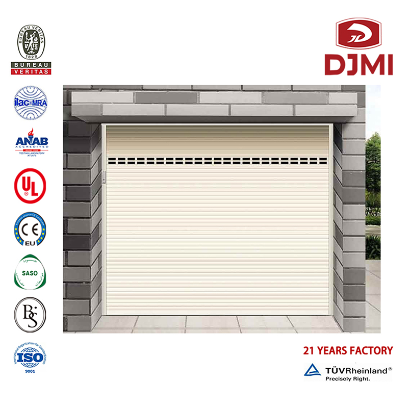 New Design Modern Doors Fire Rated Garage Overhead Door Brand New Cheap Doors Single 16X8 Garage Door Hot Selling Eletric Roll Up to Doors White Garage Door