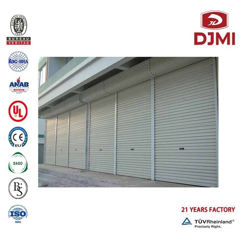 Nuovo Design Steel con rivestimento esterno esterno porta a rulli remoti Porta a rulli remoti Brand Nuova isolante a freddo Rivestimento esterno esterno Decorativo Porta su porta a Garage Porte Hot Selling Heat Prevention Section Overhead 9X8 Porta Garage