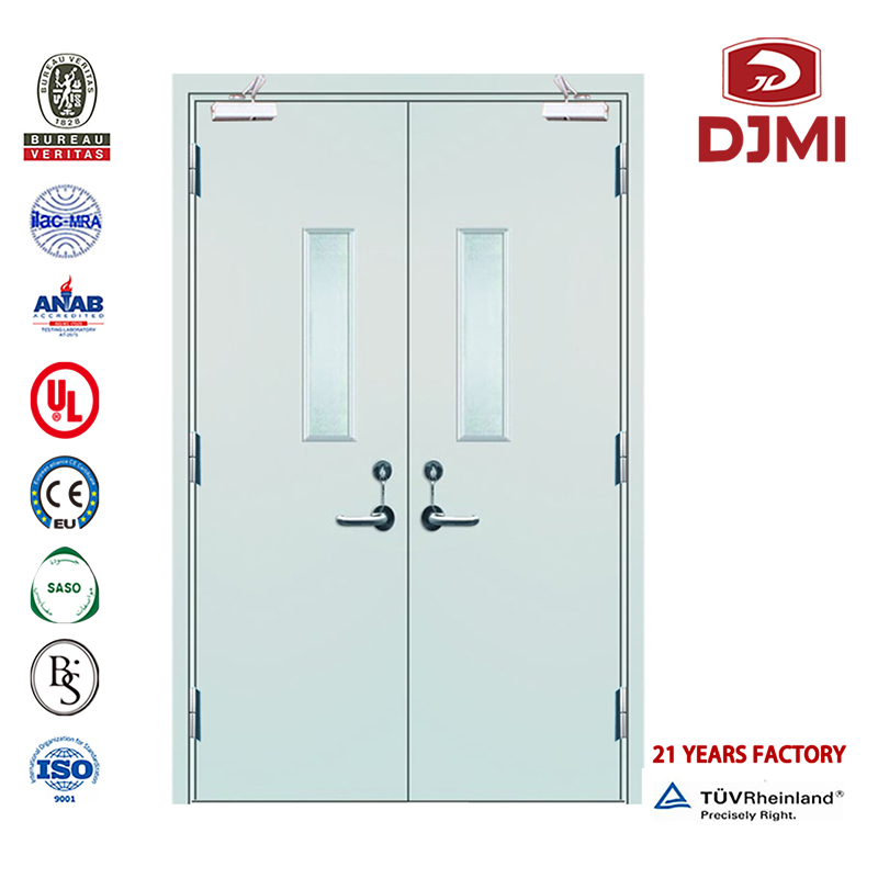 High Quality Best-Sale Security Flush Ul Flat Steel Fire Doors Cheapy Doors with Glass Intertek Europe Rated Stainless Steel Hotel Fire Door Customizzate Bar Doors En Approved Rated Ul Fire Door