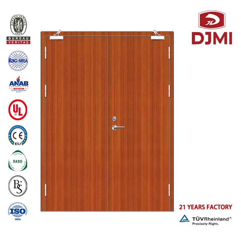 Customizzato 30 60 90 minuti nominale Designs Hotel Wood Lacquer Fire Door New Settings us Certificated Wooden Hotel Door 90 Min Fire Factory Wooden Hotel Guest Rm Fire Rated Door Ul Firedoor