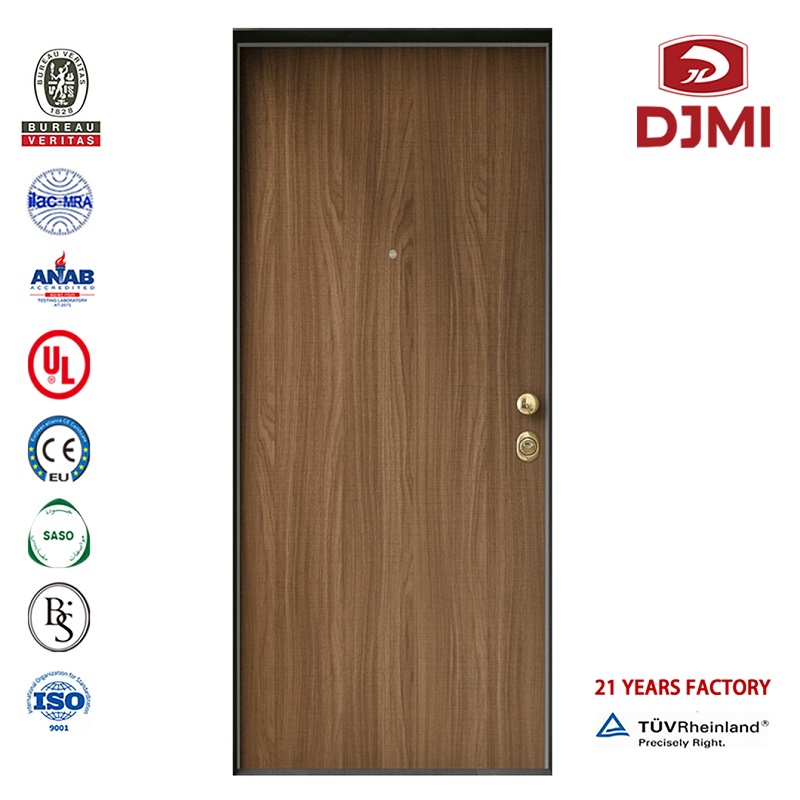 Alte qualità 1.5 Ore Rated Fire Doors Composite Modern Wood Door Designs Cheapy pre-Hung Doors Proof in Shanghai External Fire Door with Vision Panel Personalizzato Hpl Laminato Doors Highrise Building Solid Wood Panel Door Door