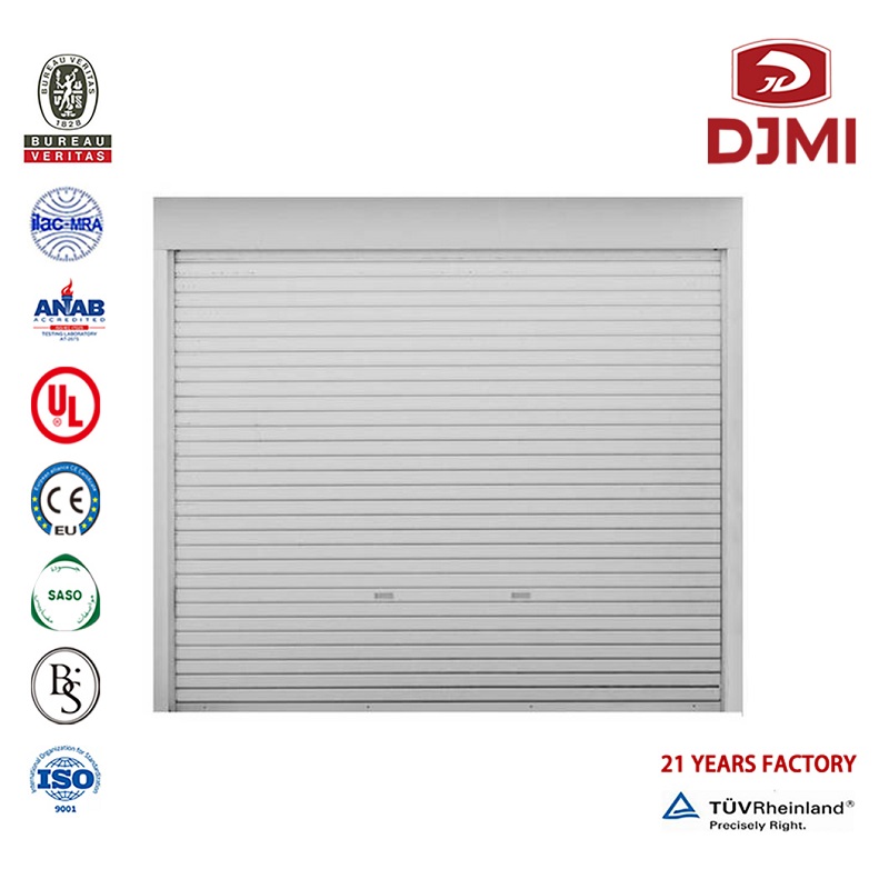 Personalizza Porta a capo d'acciaio Porte a sezione Garage Porte per la vendita Multifunzionali Automaticamente Porta Pannelli elettrici Garage Porte Professional 50 Mm Thickness Secrezion Overhead Company Garage Door Insulatation