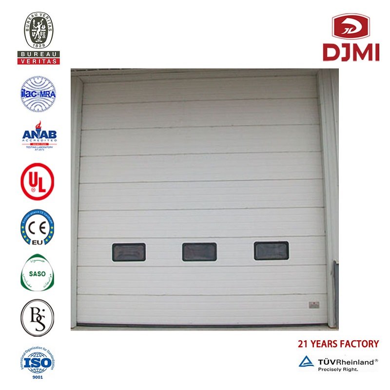 New Design Steel with Pu Sectioal Gate 9*8 Section Overhead Garage Door Brand New Black Overhead Section Lifting 9*8 Electric Garage Door