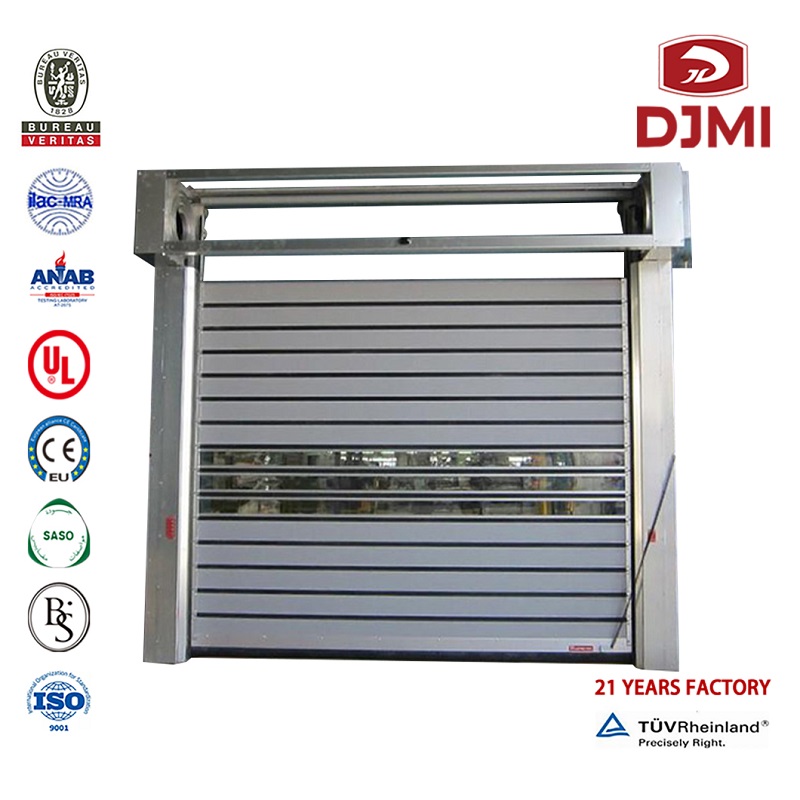 New Design Overhead Section Factory Price Garage Door Brand New 50Mm Thickness Overhead Section Door Aluminum Garage Automatica Folding Garage Doors Hot Selling White Color Overhead Accordion Section 8*7 Porta Garage