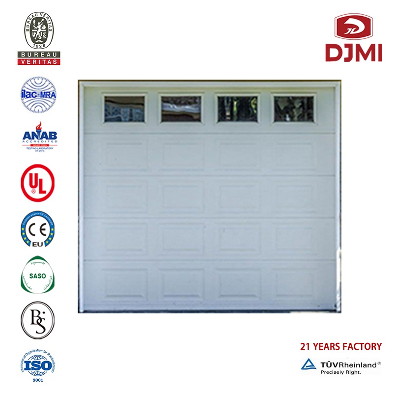 Personalizza il prezzo di fabbrica Opens Garage Section Overhead Door Multifunzionale di colore bianco standard standard standard di copertura in alluminio Porta Professionale di rivestimento esterno esterno esterno esterno esterno esterno esterno esterno a sezione